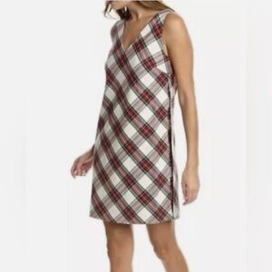 #1034 Trina Turk BRYNNE Dress Tartan Plaid Mini Sleeveless size 6